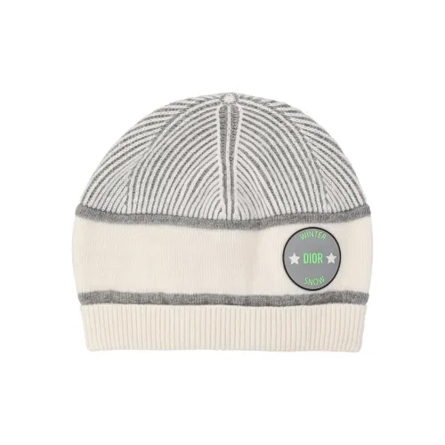 DIOR Wool, Viscose, Polyamide, Cashmere Beanies Kids' Beige