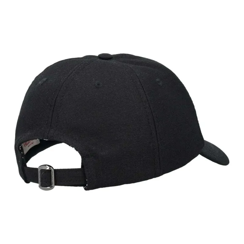 Valentino Virgin Wool Silk Baseball Caps Men's Black-1