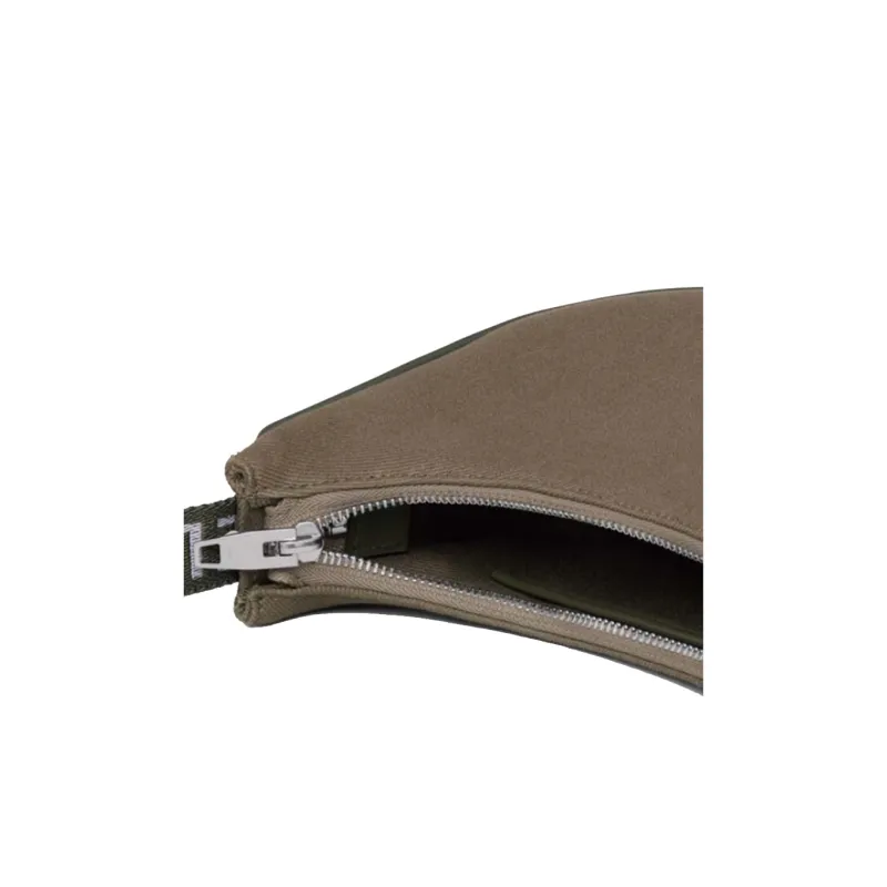 CELINE AVA Polyamide Shoulder Bag, Handbag, Shoulder Bag Medium Size Unisex Khaki Green-5
