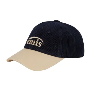 Emis Cotton Baseball Caps Unisex Dark Blue