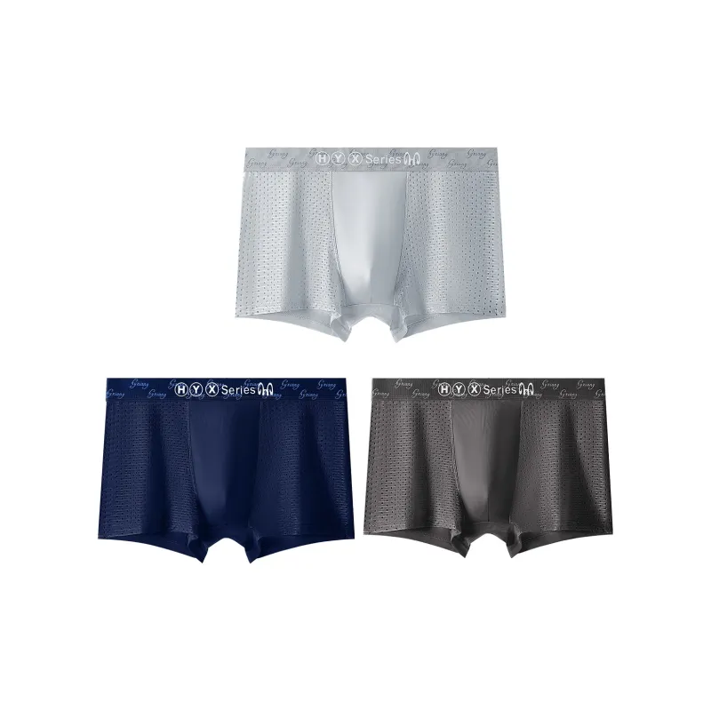 H YXIANG Square cut Underwear Men's 3 Pack-1