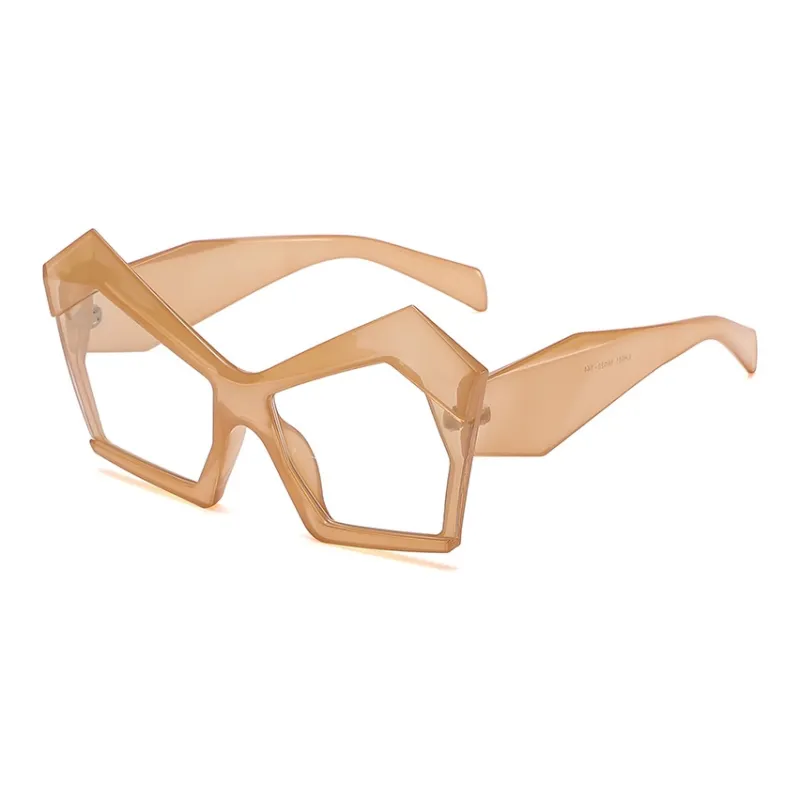 SOMAN Irregular Shape Sunglasses Women's-12
