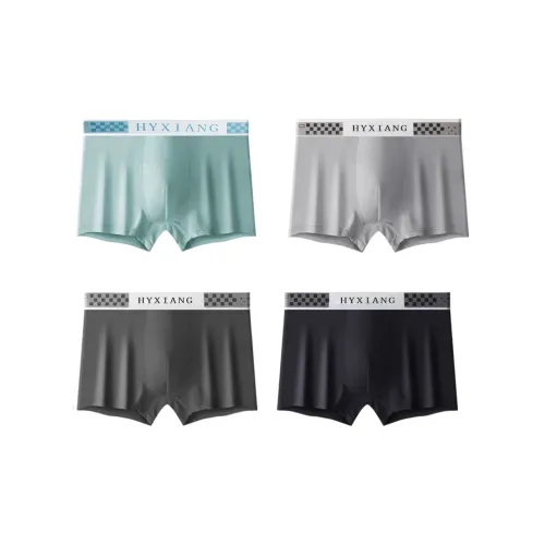 H-YXIANG Underpants Men's 4 Pack