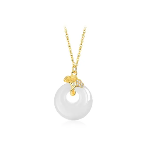GIFU Chalcedony Jade Necklaces Women's