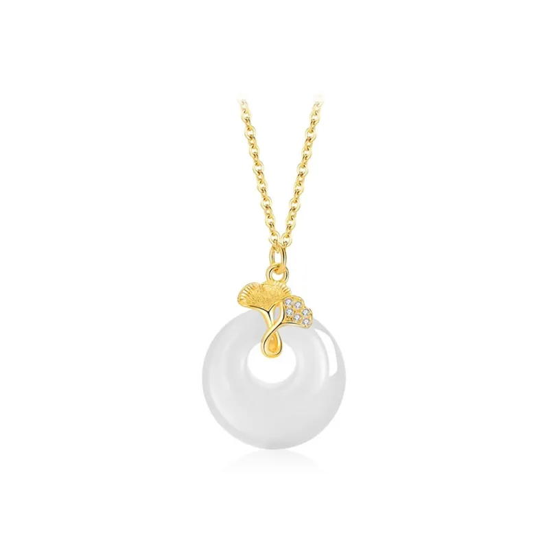 GIFU Chalcedony Jade Necklaces Women's-0