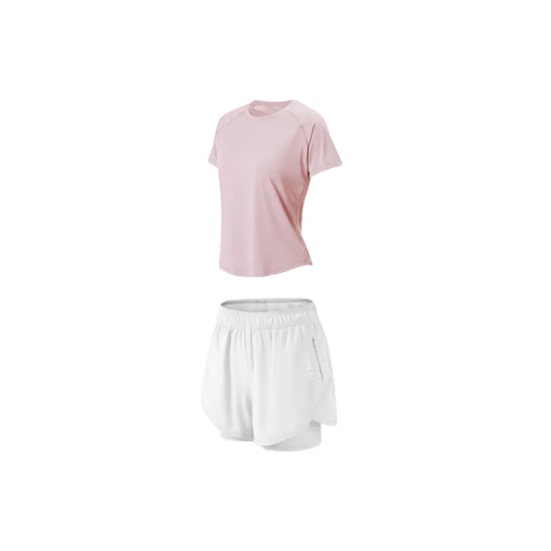 Canle Summer Thin Yoga Top Fitness Loose Fit Slimming Women's Outdoor Sports Suit-2