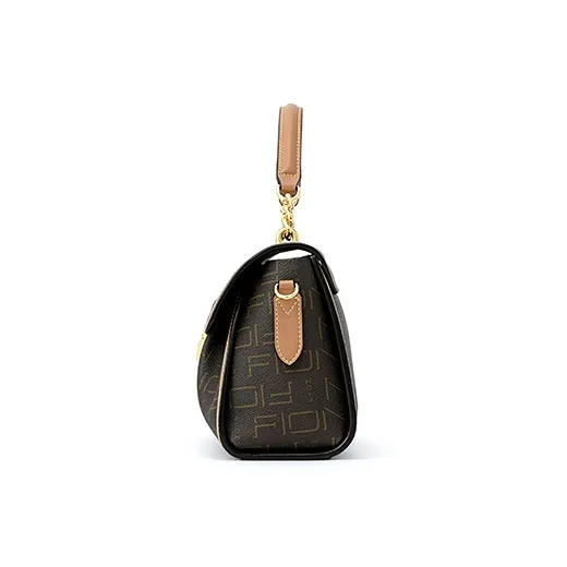 FION Cowhide Leather One Shoulder Handbag Women's Multicolor-2