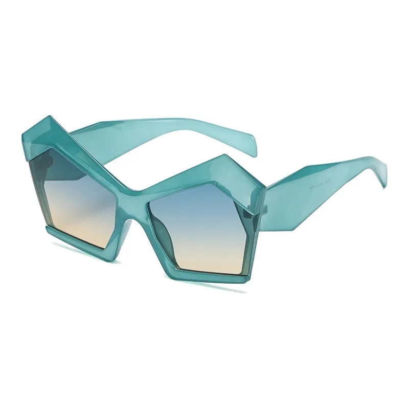 SOMAN Irregular Shape Sunglasses Women's-3