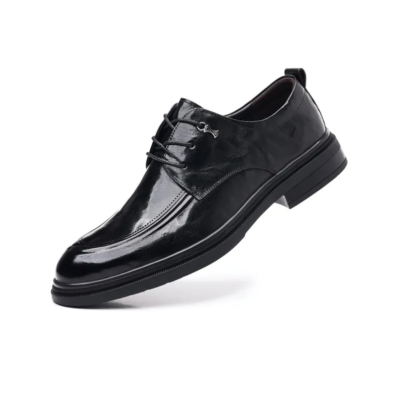 KACHILANG Dress Shoes Men Low Top Black/Brown-1