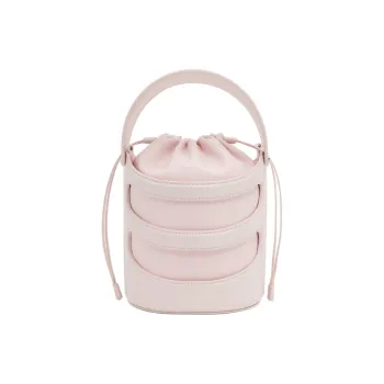 Alexander McQueen Calfskin Bucket Bag, Shoulder Bag, Crossbody Bag, Handbag Women's Pink