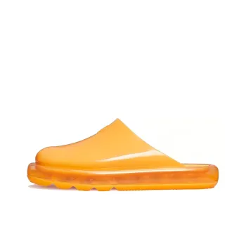 TORY BURCH Bubble Quick Dry Closed Toe Slippers Women's Orange Yellow