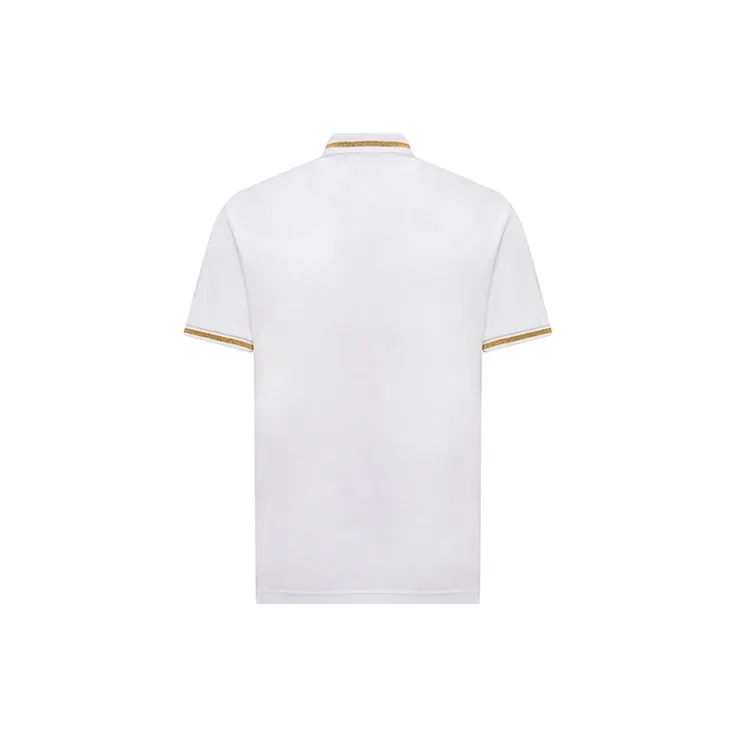 VERSACE JEANS COUTURE Logo Embroidered Short Sleeved Polo Shirt-1