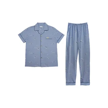 WOLFSFUL Pajama Set Men's Sky Blue