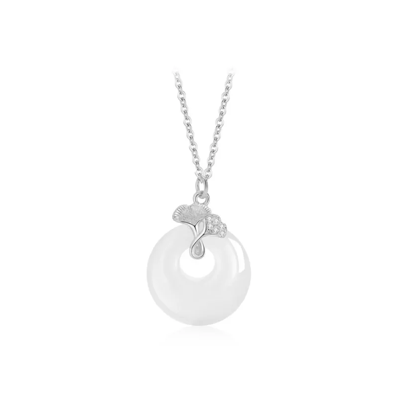 GIFU Chalcedony Jade Necklaces Women's-3