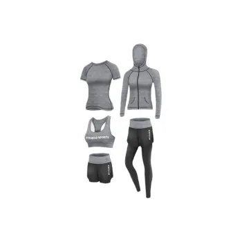 ACRUNU Yoga Sets Polyester Home Body-Shaping Women's Gray Blue Purple