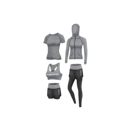 ACRUNU Yoga Sets Polyester Home Body-Shaping Women's Gray Blue Purple
