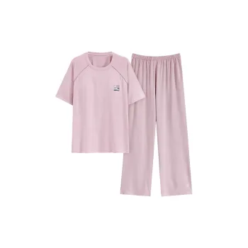 The Story Of The Flower Season Pajama Set Women's Pink