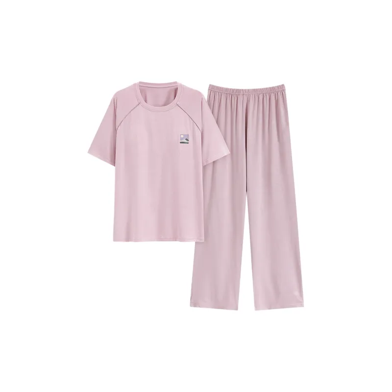 The Story Of The Flower Season Pajama Set Women's Pink-0