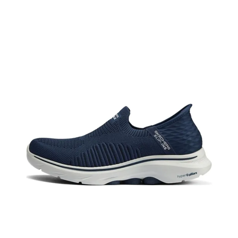 Skechers GO WALK 7 Cushioning Breathable Lightweight Low Top Casual Shoes Men's Marine Blue-0