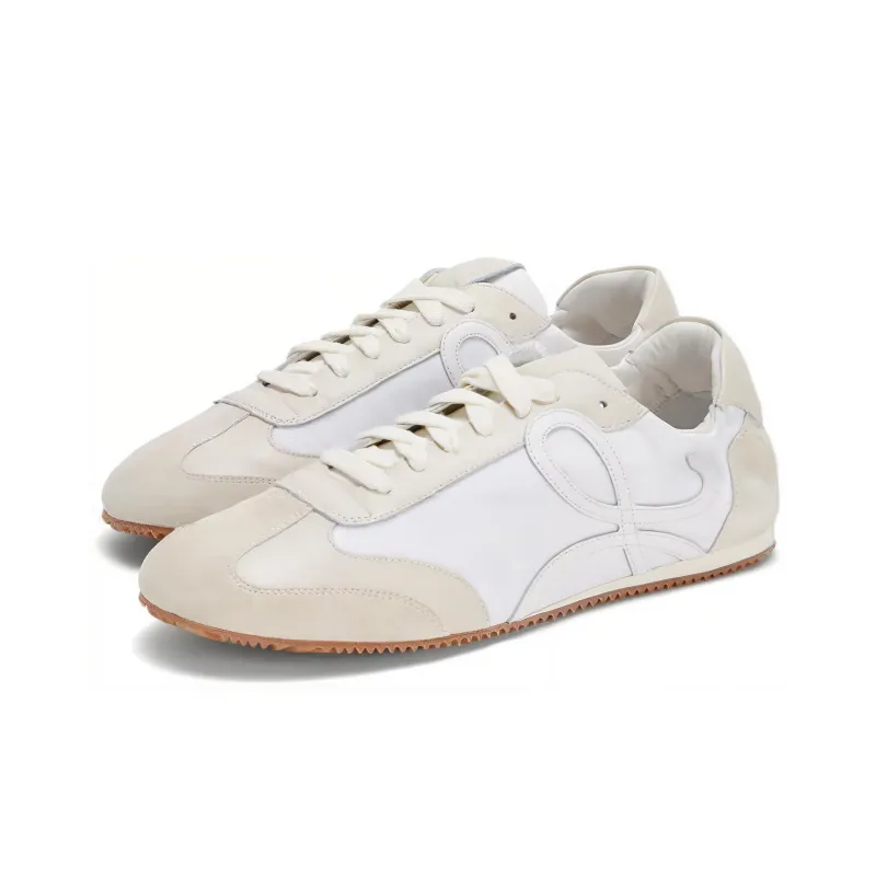 LOEWE Ballet Runner Slip Resistant, Abrasion Resistant, Lightweight Low Top Casual Shoes Men's White-2