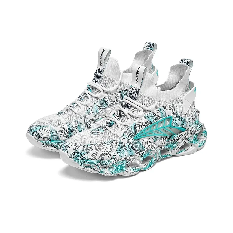 MABEL&CO Cushioning Wear-Resistant Breathable Impact-Resistant Lightweight Rebound Low-Top Running Shoes Men's-2
