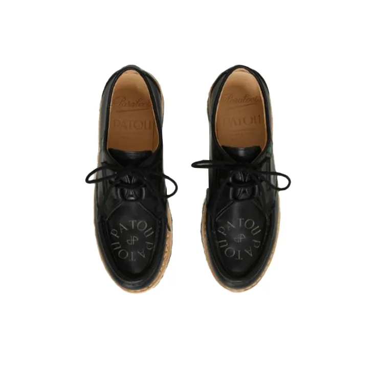 Patou X Paraboot Lace up Leather Shoes Women's-3