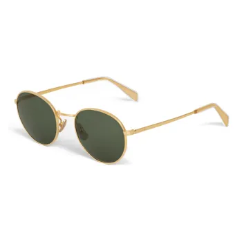 CELINE Metal Round Sunglasses Men's Gold