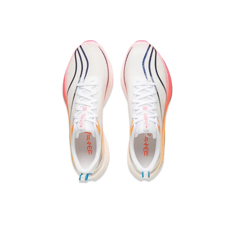 LiNing Red Hare 7 Pro Cushioning Breathable Supportive Rebound Low Top Long Distance Running Shoes Men's Standard White-3