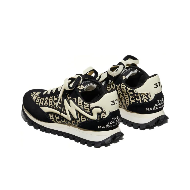 MARC JACOBS Low-Top Casual Shoes Unisex Black White-3