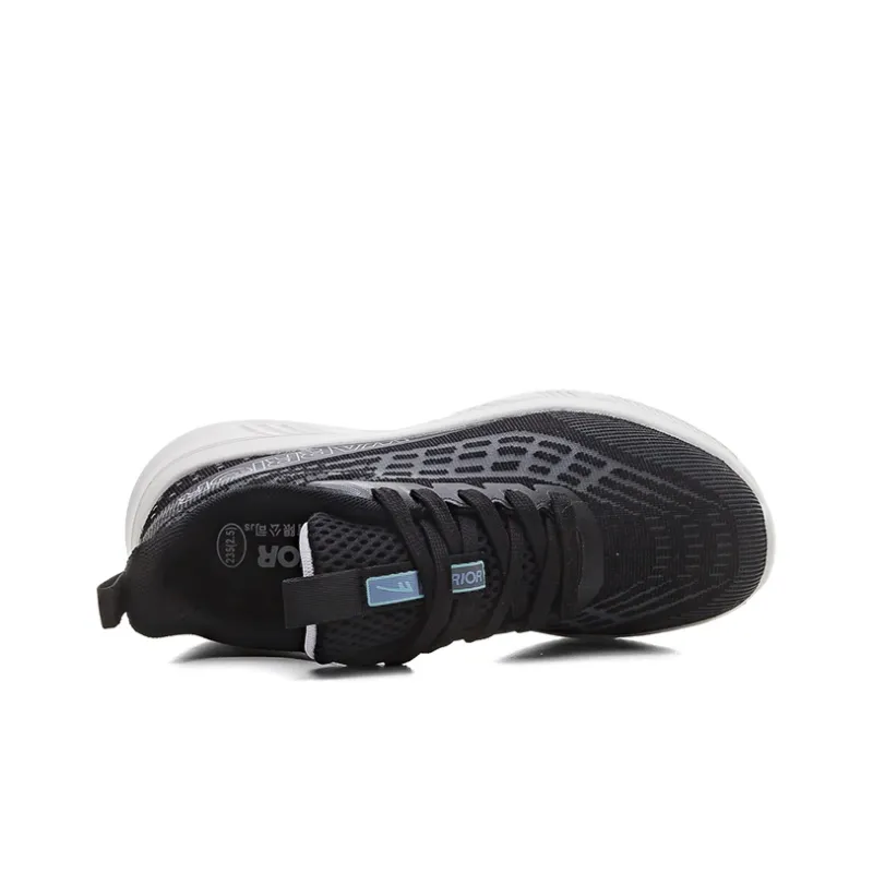 Warrior Durable Breathable Lightweight Low-Top Running Shoes Women's Black Purple-3