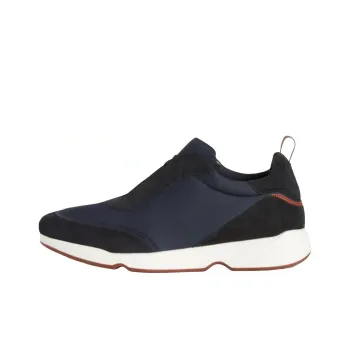 Loro Piana Slip-Resistant Low-Top Casual Shoes Men's Dark Blue
