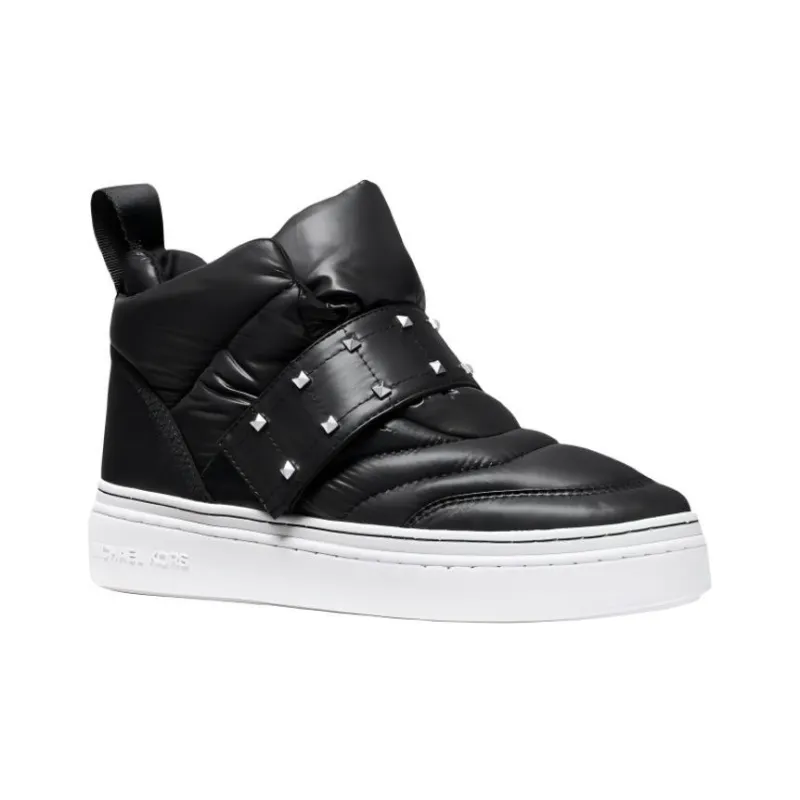 MICHAEL KORS Stirling High-Top Stylish Skateboarding Shoes Women's Black-1