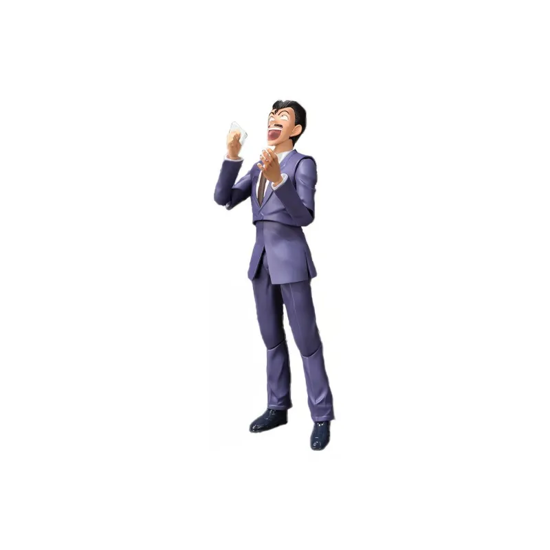 BANDAI Kogoro Mouri Bandai SHF Detective Conan Case Closed Action Figure Scale Figures-1