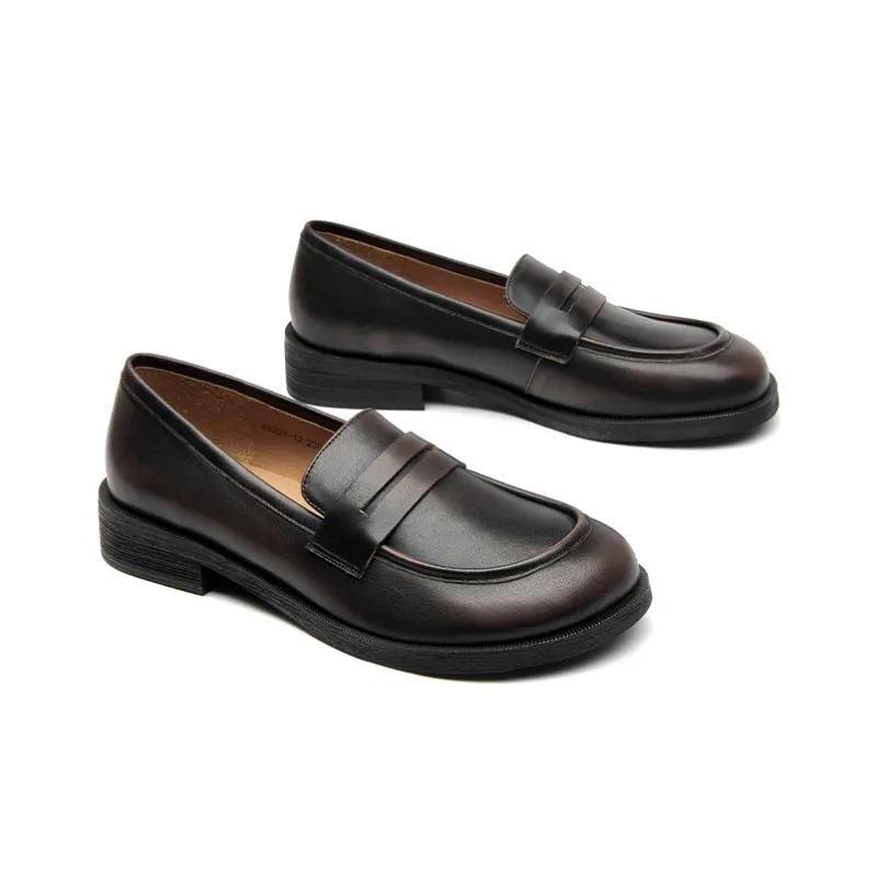 Beau Today Loafers Women's Antique Silver/Cocoa Coffee-7