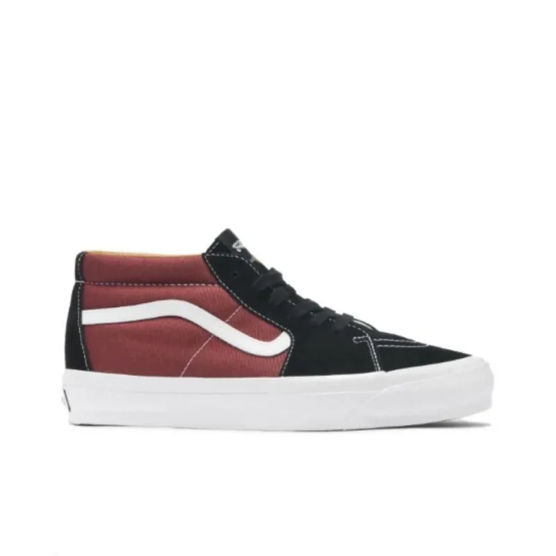 Sk8 Premium Vans Mid 83 'Black Russet Maroon'-1