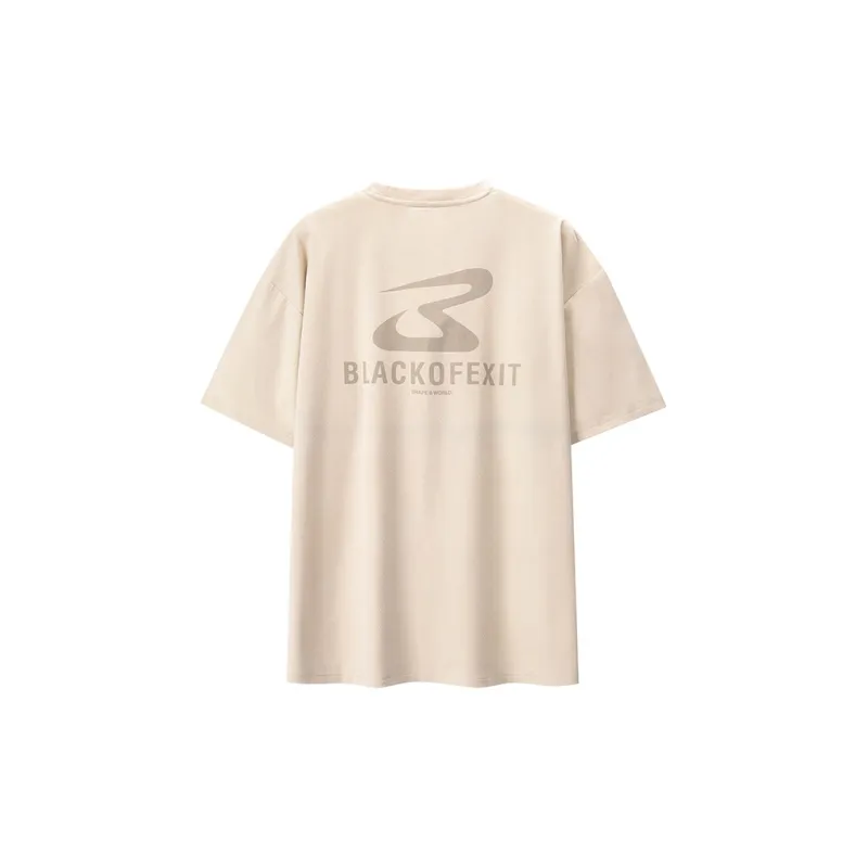 BLACK OF EXIT T Shirt Unisex Apricot-1