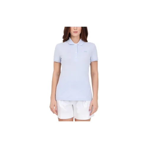 LACOSTE Polo Shirts Women's Light Blue