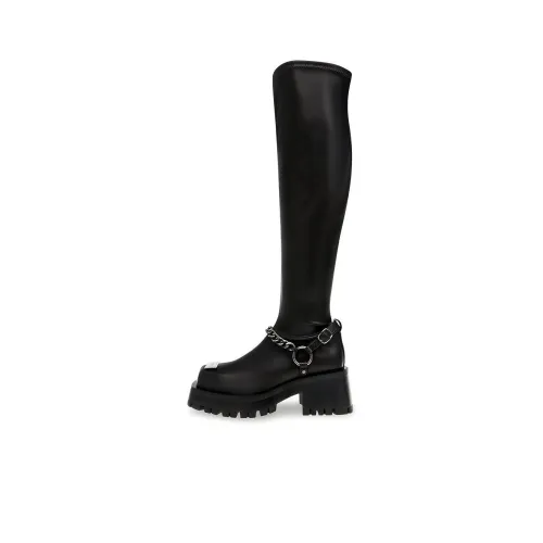 STEVE MADDEN Over-The-Knee Boots Women's Black