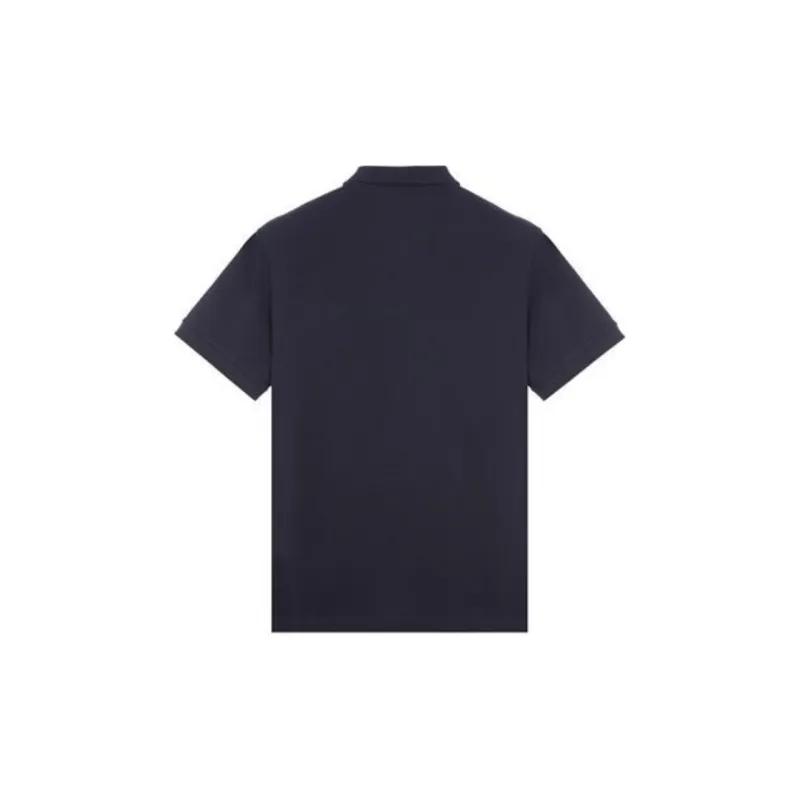 STONE ISLAND Compass Patch Short Sleeved Polo Shirt-1