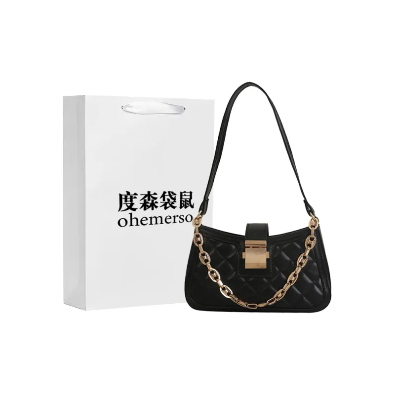 Dusen Kangaroo PU Fashion Small Square Bag, Commuter Bag Regular Women's Multicolor-8