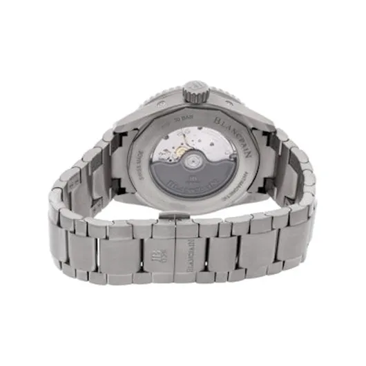 BLANCPAIN FIFTY FATHOMS Automatic Mechanical Movement Men's Watches Watch 43mm Gray Dial Titanium Strap-2