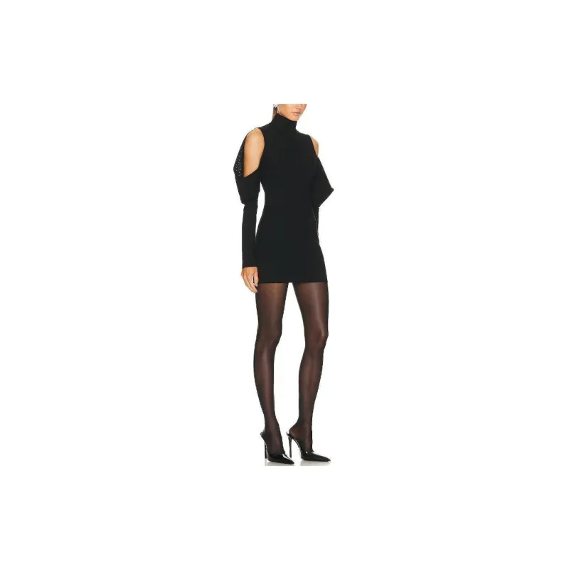 AREA Long-Sleeved Dresses Women's Black-2