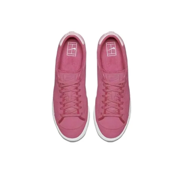 Nike Zoom All Court 2 Low Slip Resistant Cushioning Wear Resistant Low Top Skateboard Shoes Unisex Peach Pink-2