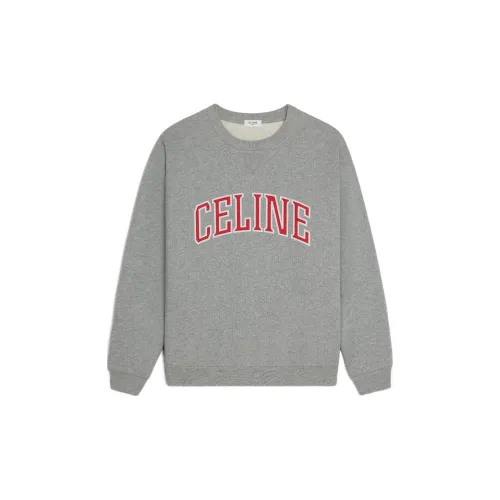 CELINE Sweatshirts Men Gray