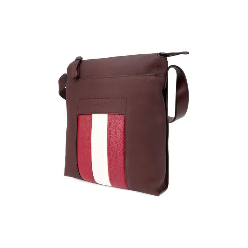 BALLY Cow Leather Messenger Bag Crossbody Bags Shoulder Bags Men's Brown-3