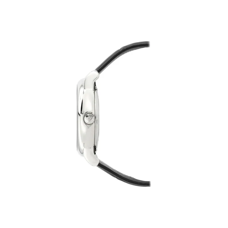EMPORIO ARMANI Wrist Watch Automatic Mechanical Movement Leather Watch Bands 43mm Silver Dial Unisex-4