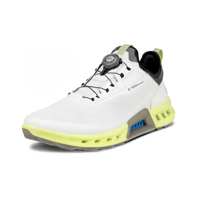 Ecco Water Resistant Low Top Casual Shoes Men's White Gray-1
