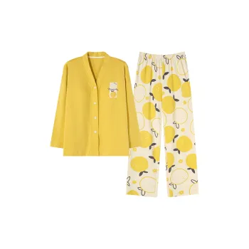 Follow The United States Pajama Set Women's Ginger Yellow