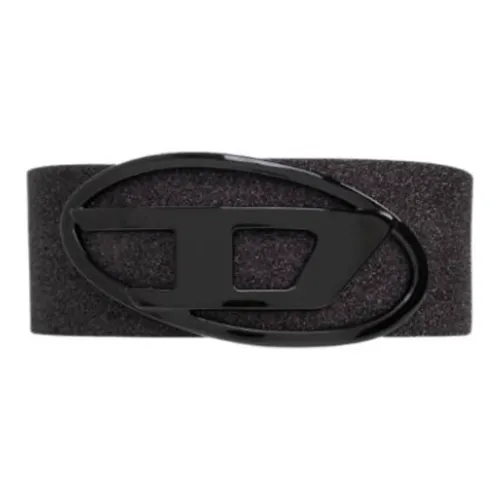 DIESEL B 1Dr Logo Plaque Buckle Belt
