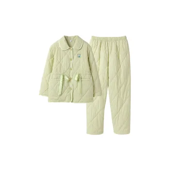Fun Rabbit Pajama Set Women's Fruit Green